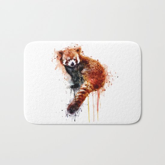 Red Panda Bath Mat