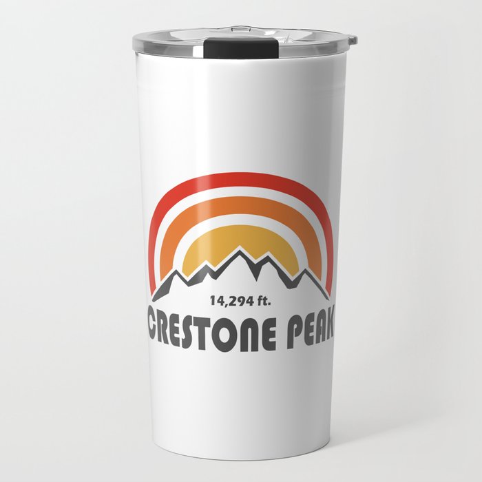 Crestone Peak Colorado Travel Mug