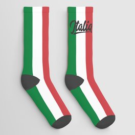 Italian Flag Socks