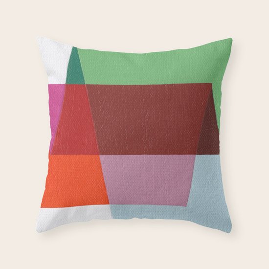 Folds Throw Pillow