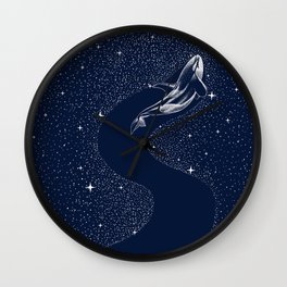 starry orca Wall Clock