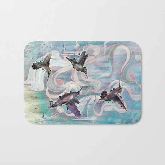 Hummingbirds Bath Mat
