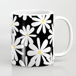 Daisy Coffee Mug | Graphicdesign, Aubriebeardsley, Love, Floralprint, Trendy, Daisypattern, Retroart, 70Sart, Modernart, Smile 