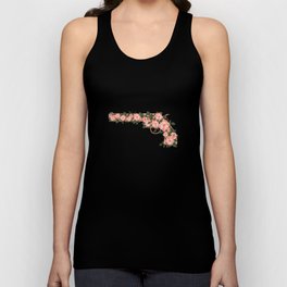 Gun With Flowers Protest Tank Top