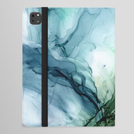 Nature Landscape Inspired Abstract Flow Painting 2 iPad Folio Case
