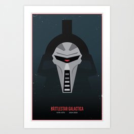 Battlestar Galactica - Old and New Art Print