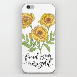 Find Your Marigold iPhone Skin