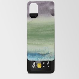 Abstract Art Watercolor Painting 20 December 2021 211231 Modern Abstract Art Valourine Original  Android Card Case