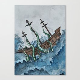 The Kraken Canvas Print