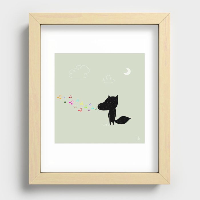 The Happy Sound Recessed Framed Print
