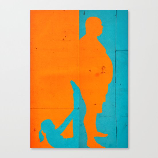 Husband and Wife Canvas Print
