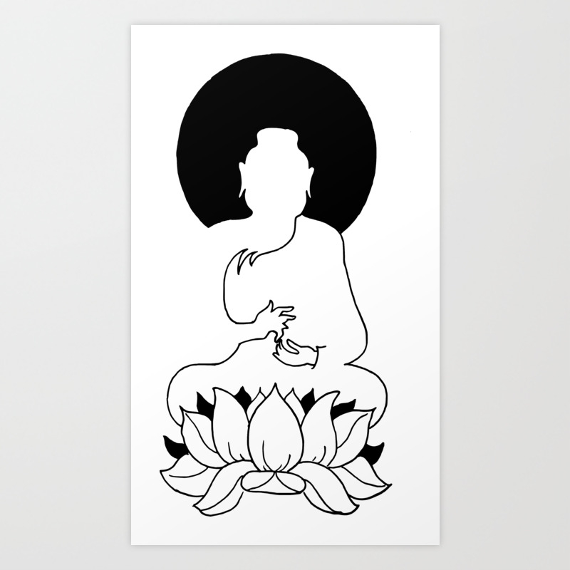 Gautama Buddha Art Print By Shefer Society6