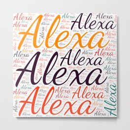 Alexa Metal Print