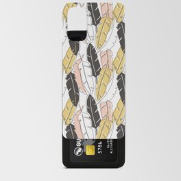 Pastel Feathers Pattern Android Card Case