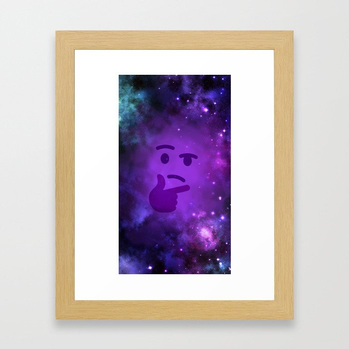 Cosmic Hmm Framed Art Print