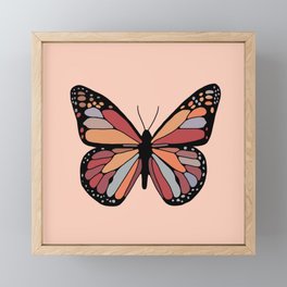 Multicolour Butterfly Framed Mini Art Print
