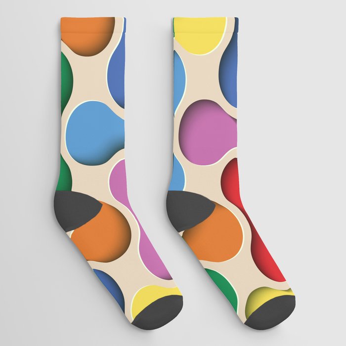 Funny Rainbow Pattern Socks