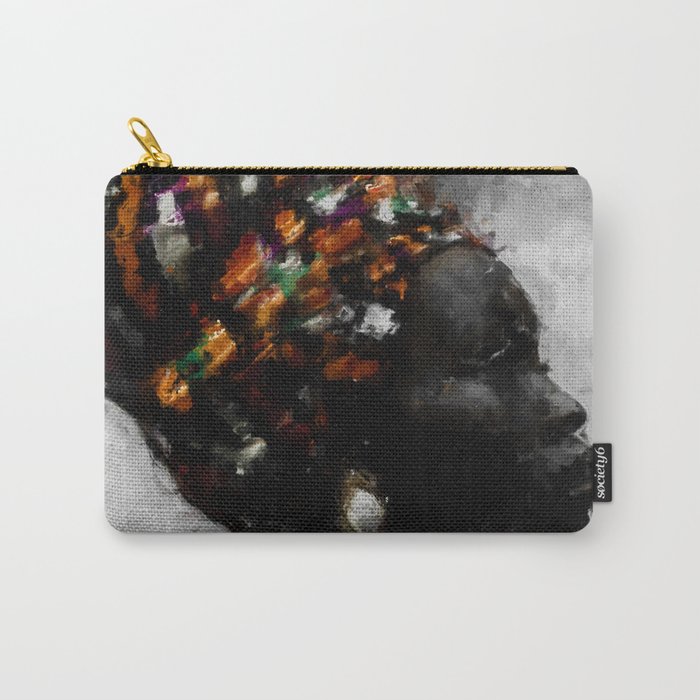 African American Masterpiece Portrait of a Woman Carry-All Pouch