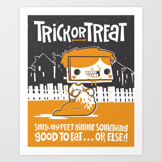 Trick or Treat Art Print