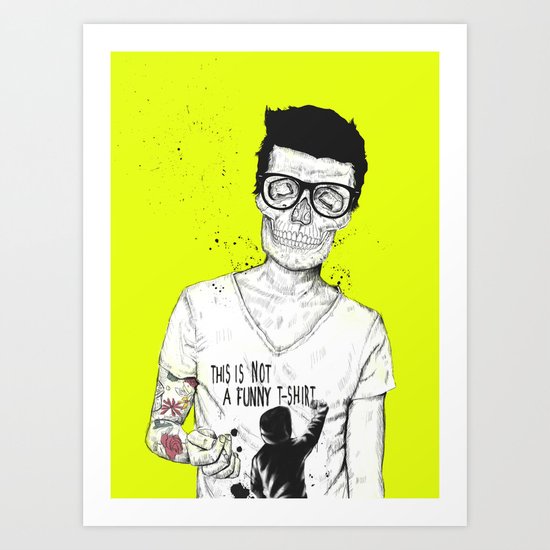 hipsters not dead Art Print