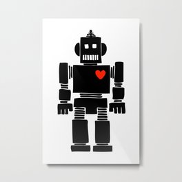 Loverbot Metal Print | Graphic Design, Sci-Fi, Illustration, Curated, Vector 