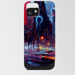 Postcards from the Future - Cyberpunk Street iPhone Card Case