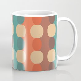 Colorful Retro Geometric Abstract Bead Pattern 722 Mug