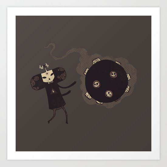 Katamari of the Dead Art Print