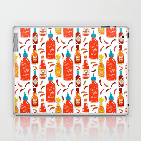 Hot Sauce and Chili Peppers Laptop & iPad Skin