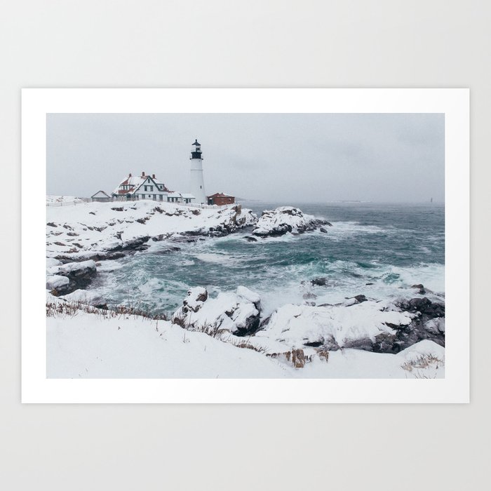 Cape Elizabeth Lighthouse, Maine Art Print