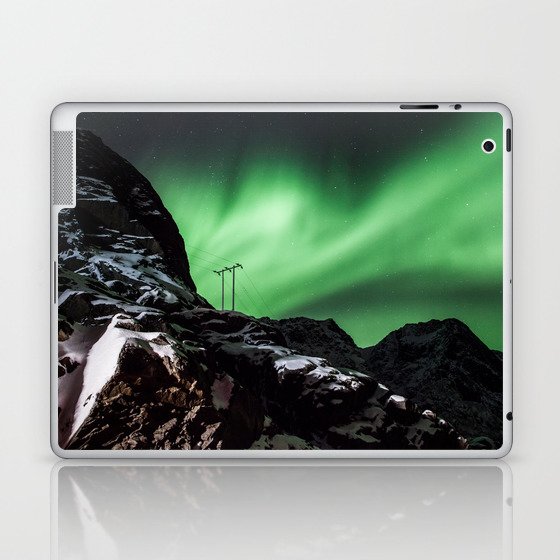 Aurora in Lofoten, Norway (II) Laptop & iPad Skin