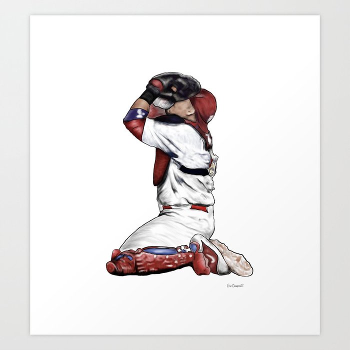 Yadier Molina Art Print