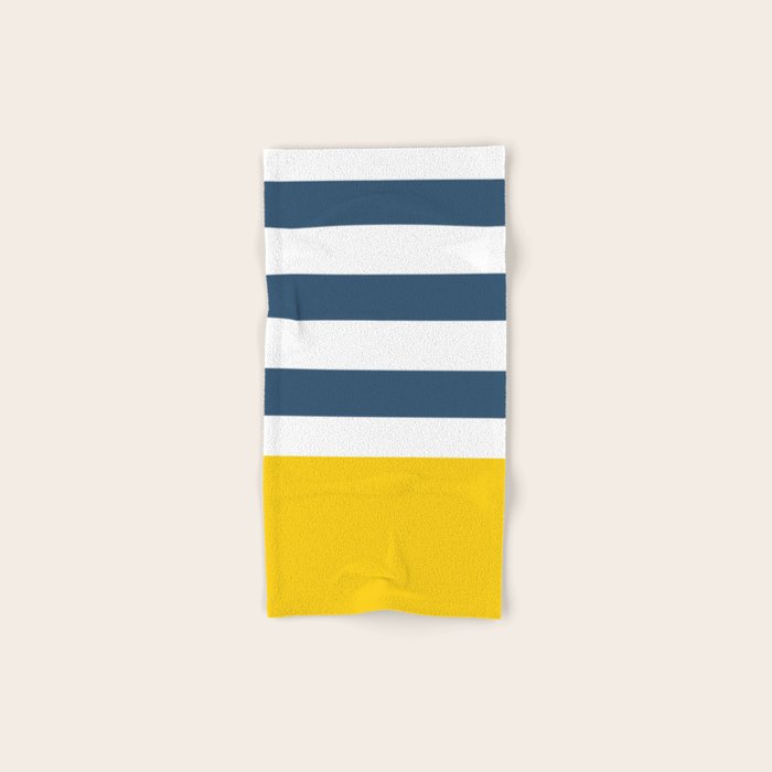Navy and mustard towels online