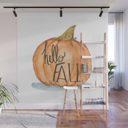 Hello Fall Wall Murals For Any Decor Style Society6