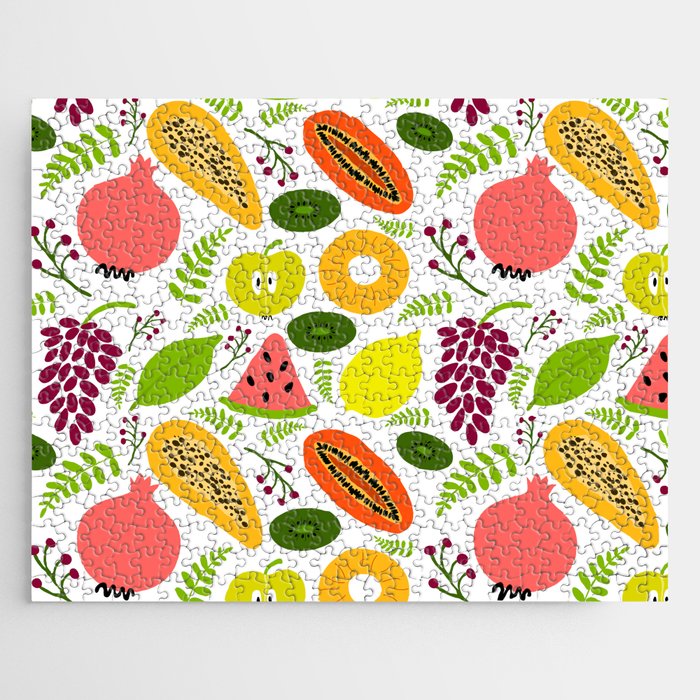 Fruit summer pattern Jigsaw Puzzle
