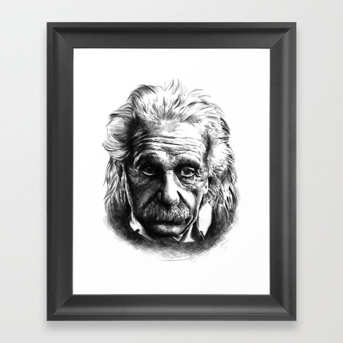 Einstein Framed Art Print