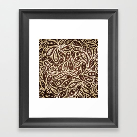 Seamless pattern Framed Art Print