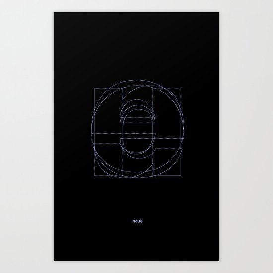 Die Neue Haas Grotesk (B-01) Art Print