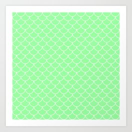 Chrysoprase Scales Art Print