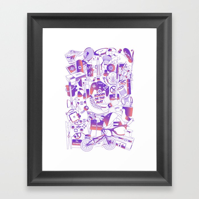 Echoes of the past Framed Art Print