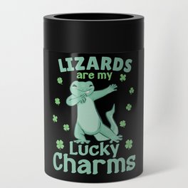 Lizards Are My Lucky Charms St Patrick's Day Can Cooler