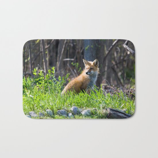 Foxy in the Morning Bath Mat