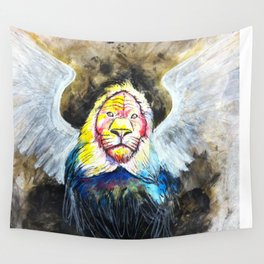 Winged Lion Wall Tapestry