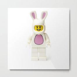 Minifig in a bunny rabbit suit Metal Print | Photo 