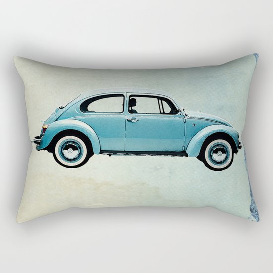Water Landing Bug Rectangular Pillow
