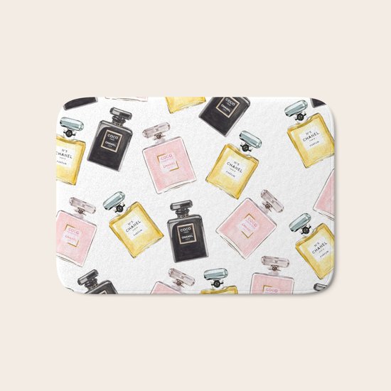 Parfum Pattern Bath Mat