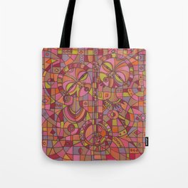 Music is Love V painting of love song Tote Bag