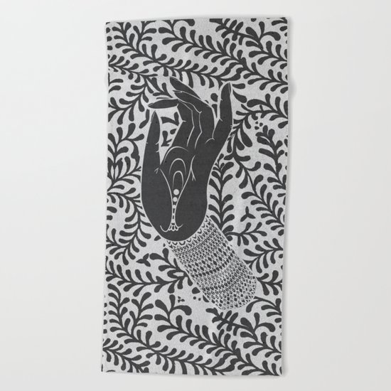 God's hand Beach Towel
