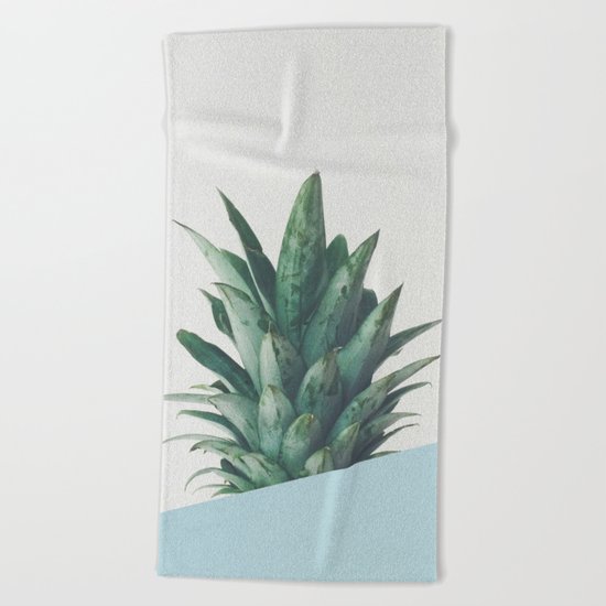 Pineapple Dip II Beach Towel