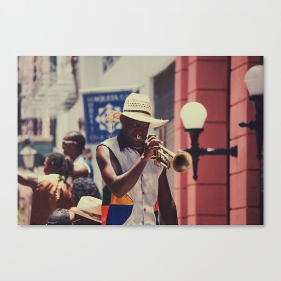 trumpeter Canvas Print